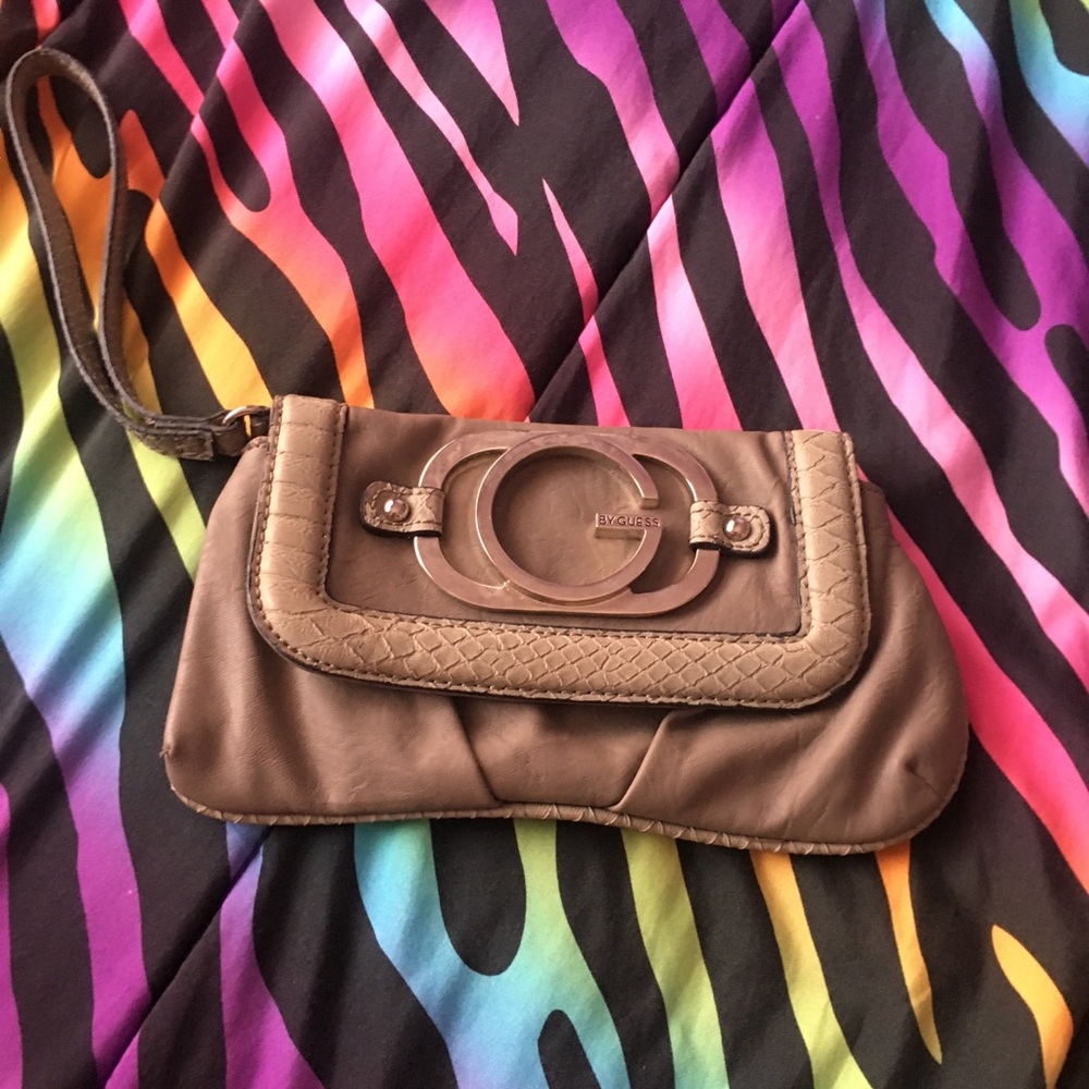 Guess mini hand bag grey